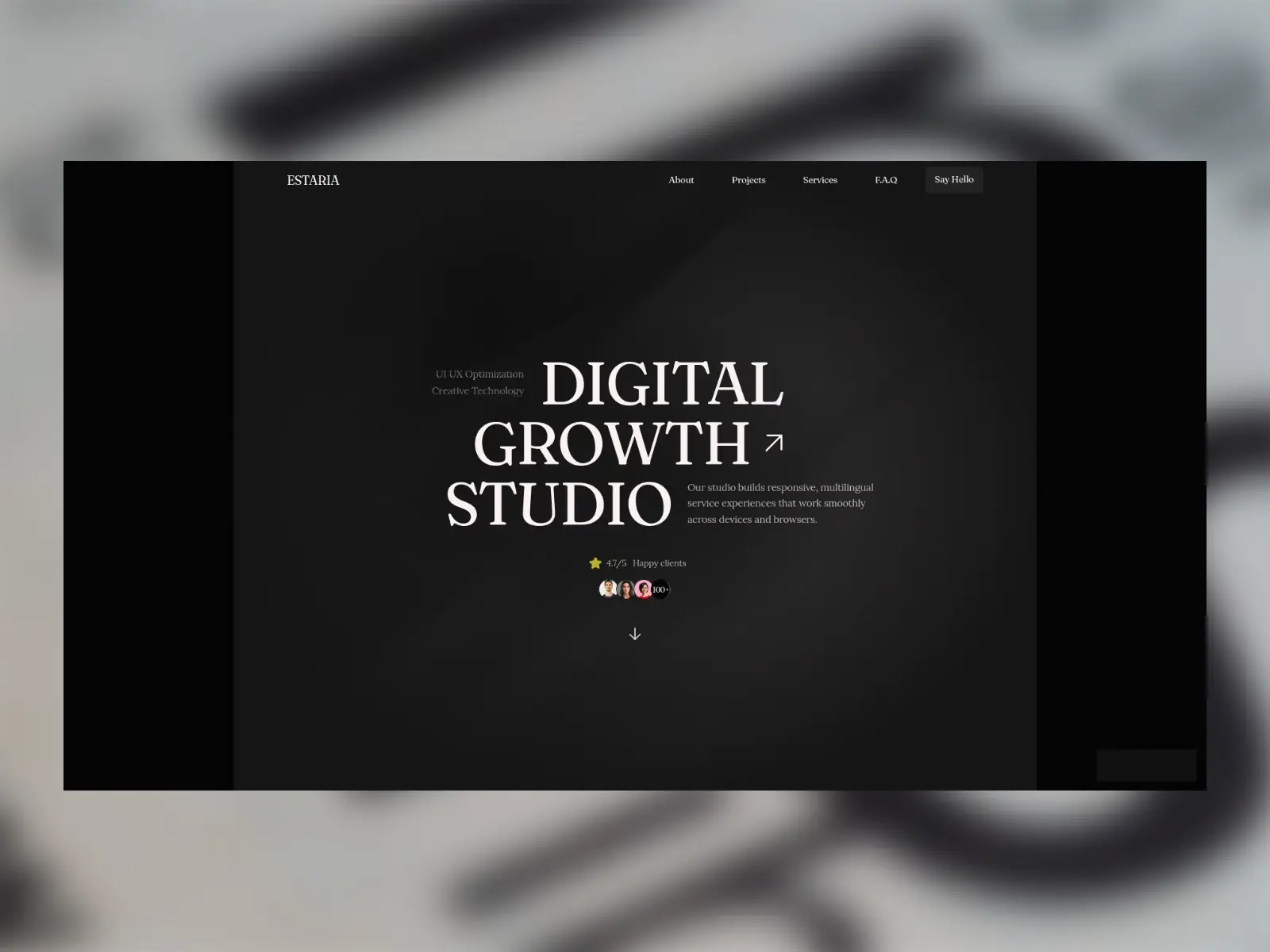 services landing page