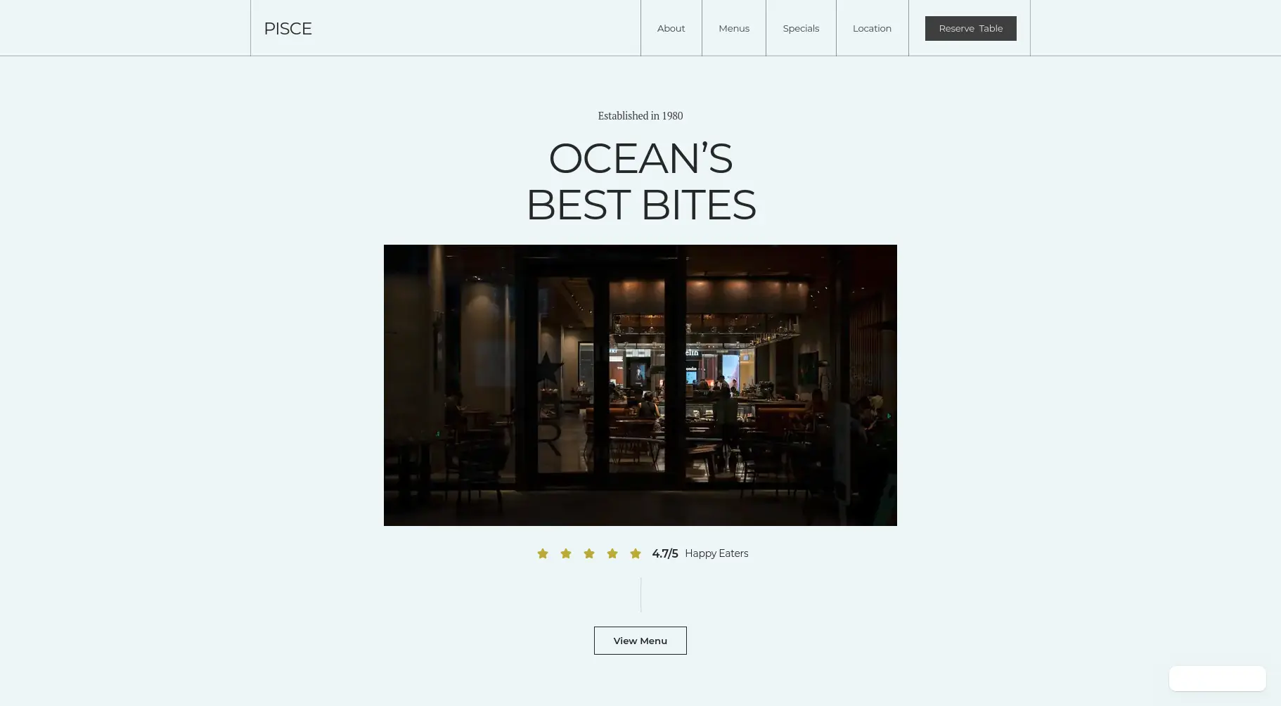 Food Landing Page